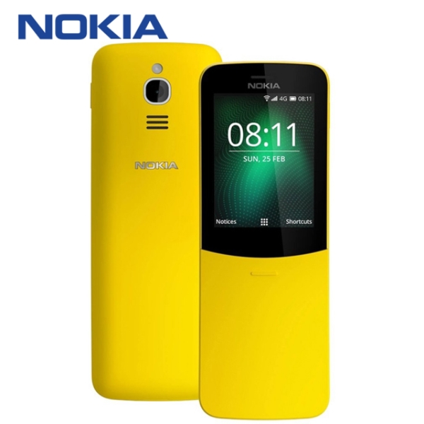 მობილური ტელეფონი Nokia 8110 4G TA-1048 DS EAC UA YELLOW - 2.4" - TFT - 2 MP - 512 MB - 4 GB - Adreno 304 - 4G - 1500 mAh