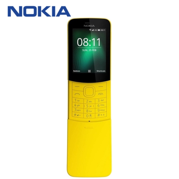 მობილური ტელეფონი Nokia 8110 4G TA-1048 DS EAC UA YELLOW - 2.4" - TFT - 2 MP - 512 MB - 4 GB - Adreno 304 - 4G - 1500 mAh