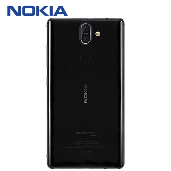 მობილური ტელეფონი Nokia 8 SIROCCO TA-1005 SS EAC UA BLACK - 5.5" - P-OLED - 12+13 MP - 6 GB - 128 GB - Adreno 540 - 4G - 3260 mAh