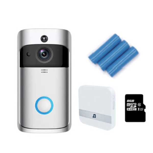 კარის ვიდეო ზარი, Wi-Fi ZXTOP Wifi doorbell Camera Smart WI-FI Video Intercom Door Bell Video Call For Apartments IR Alarm Wireless color lens Security Camera