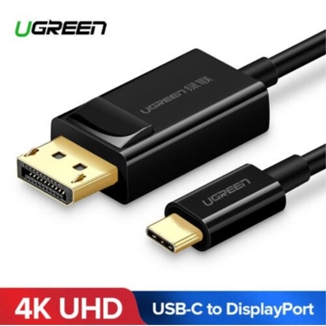 კაბელი UGREEN MM139 (50994) USB Type C to DP Cable 1.5m (Black) 