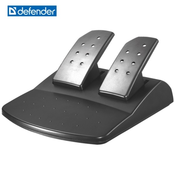 კომპიუტერული საჭე Gaming wheel Defender FORSAGE GTR USB 12 buttons, gear stick