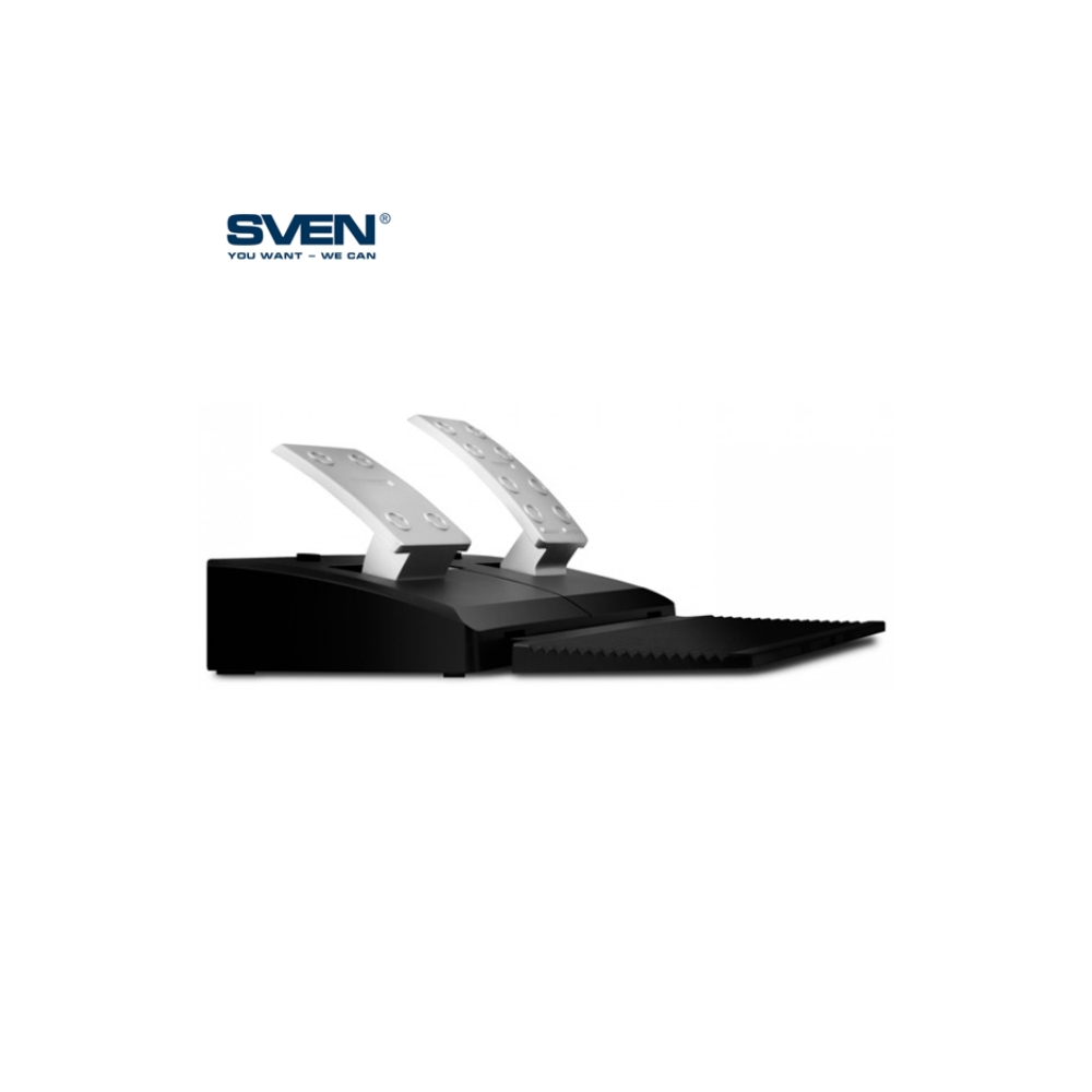 კომპიუტერული საჭე+პედლები Sven GC-W800, Windows, PS3/PS4, XB1, Racing Wheel+Pedals, Black