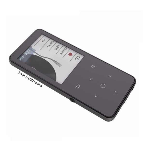 MP3 ფლეიერი Benjie BJ-A12+ Bluetooth E-Book Reading, FM Radio, Touch Screen 8GB Black