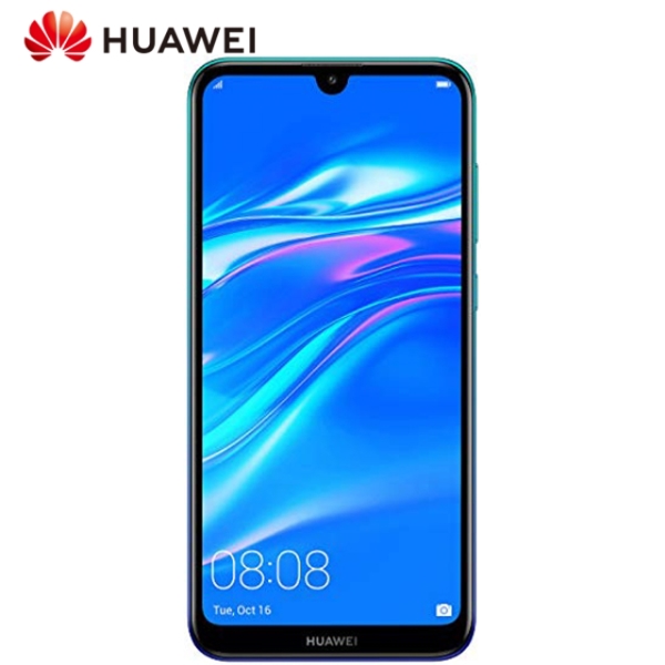 მობილური ტელეფონი HUAWEI Y7 2019 Blue, 6.26'' 19:9 1520x720, 1.8GHz, 8 Core, 3GB RAM, 32GB, up to 512GB flash, 13Mpix2Mpix/16Mpix, 2 Sim, 2G, 3G, LTE, BT, Wi-Fi, GPS, Glonass, Type-C, 4000mAh, Android 8.1 Oreo
