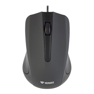 მაუსი YENKEE YMS 1015BK WIRED MOUSE SUVA BLACK