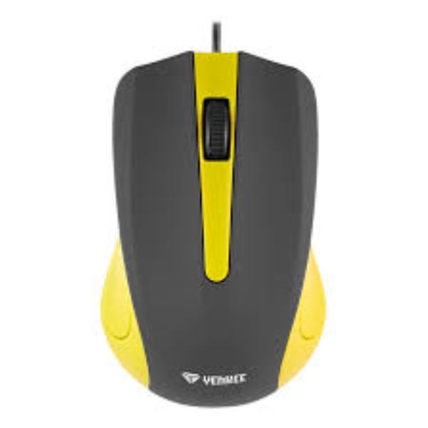 მაუსი YENKEE YMS 1015YW WIRED MOUSE YELLOW SUVA