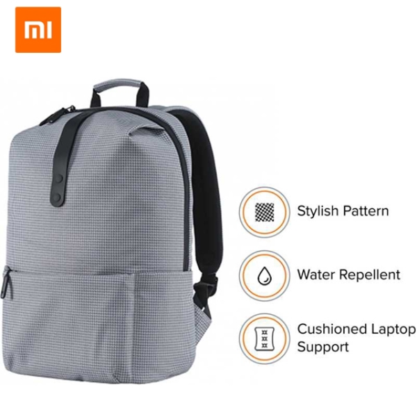 ნოუთბუქის ჩანთა Mi Casual Backpack (Grey) 19L 41x28.5x16.5cm Water resistant