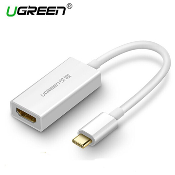 ადაპტერი UGREEN 40273 USB-C to HDMI Adapter Support video output: 4K*2K@30Hz(Max) (White)