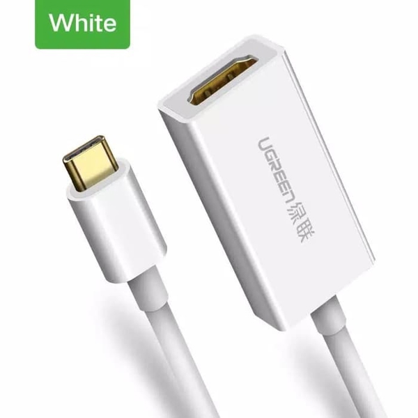 ადაპტერი UGREEN 40273 USB-C to HDMI Adapter Support video output: 4K*2K@30Hz(Max) (White)