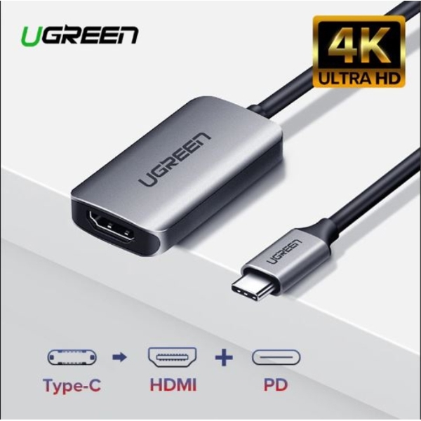 ადაპტერი UGREEN CM159 (50313) UGREEN USB Type C to HDMI Converter with PD