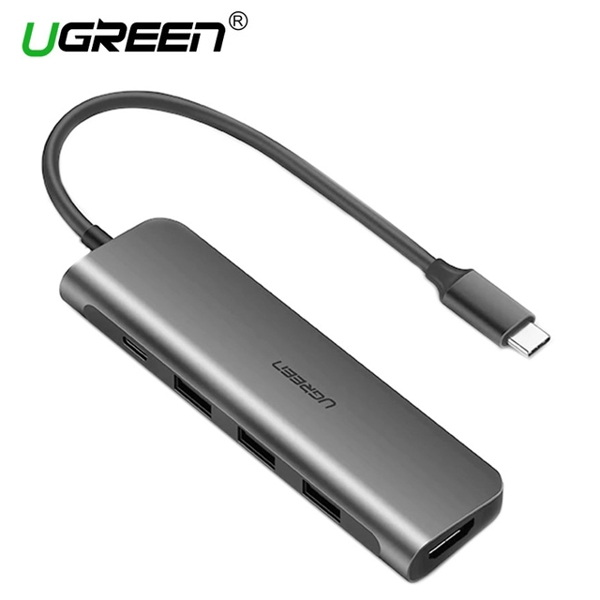 USB-C ჰაბი UGREEN CM136 (50209) USB, Type-C, HDMI, Pd Power Converter