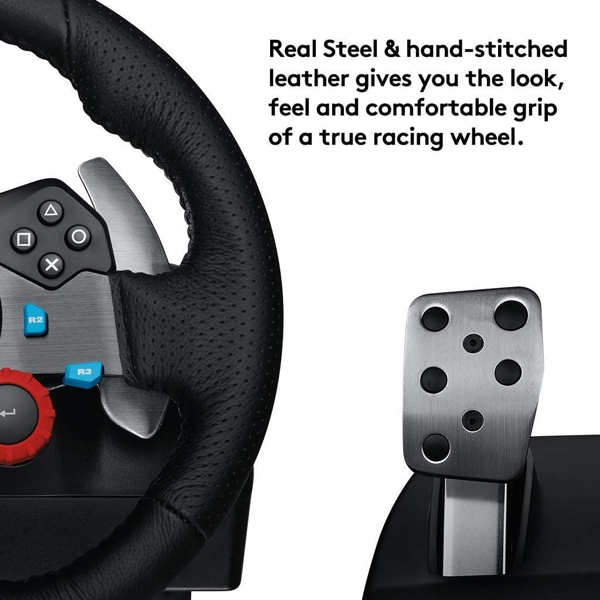 კომპიუტერული საჭე LOGITECH G29 JOYSTICK AND WHEEL RACING WHEEL DRIVING FORCE PS4