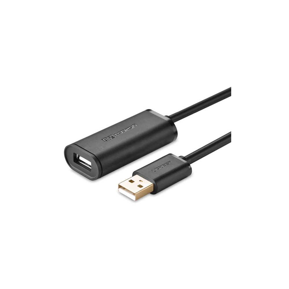 UGREEN US121 (10323) USB 2.0 Active Extension Cable, 15m, Black