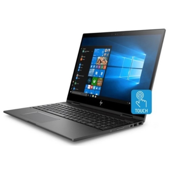 ნოუთბუქი HP Envy 15 x360 15.6" FHD Touch AMD Ryzen 5 2500U 8GB 1TB + 128GB Windows 10 Home Dark Ash Silver - 4TU00EA