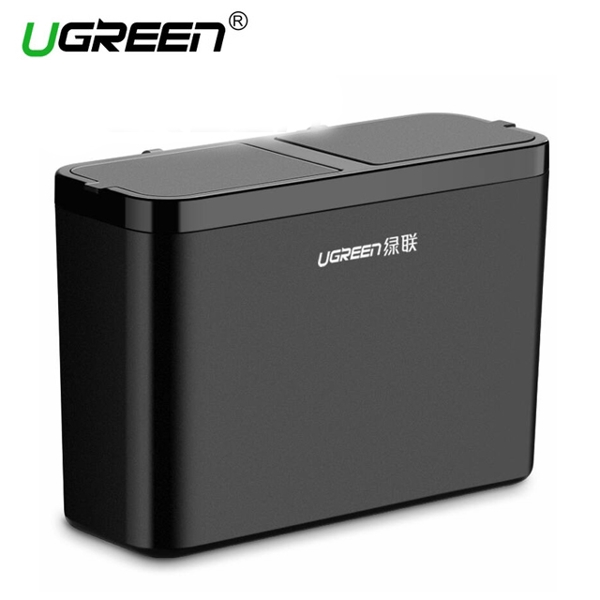 ნაგვის ბუნკერი მანქანისთვის UGREEN LP111 (30399) Car Dustbin (Black)