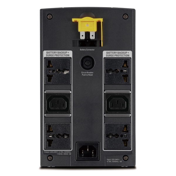 იუპიესი (UPS) APC Back-UPS 1100VA / 550W 230V, AVR, IEC Outlets