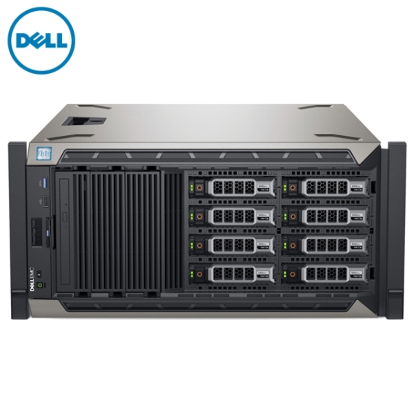 სერვერი DELL PowerEdge T440 Tower Server /Chassis with up to 8, 3.5" Hot Plug HDD/ 2x Intel Xeon Silver 4110 2.1G, 8C/16T, 9.6GT/s , 11M Cache, Turbo, HT (85W) DDR4- 2400/32Gb (2x16GB RDIMM, 2666MT/s, Dual Rank , Max 1TB) /1x600GB 10K RPM SAS 12Gbps 512n 2.5in Hot-plug Hard Drive, 3.5in HYB CARR/ PERC H730P Controller, 2GB NV Cache/iDRAC9,Enterprise/European Power Cord 220V/Security Bezel/TPM 2.0/ 2x 1Gbit/s Ethernet (On-Board LOM 1GBE) /Dual, Hot-plug, Redundant Power Supply (1+1), 750W, 3Year Warranty (PET440CEE02_43475_GE)