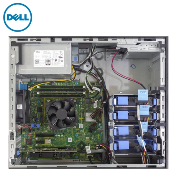 სერვერო Dell PowerEdge T140 Tower Server/3.5" Chassis up to 4 Cabled HDD/ Intel Xeon E-2136 3.3GHz, 12M cache, 6C/12T, turbo (80W)/16Gb (1x16GB 2666MT/s DDR4 ECC UDIMM), Max 64GB /1x4TB 7.2K RPM NLSAS 12Gbps 512n 3.5in Cabled Hard Drive/PERC H330/DVD+/-RW SATA/iDrac9, Express/European Power Cord 220V/TPM 1.2/ 2 X 1GbE LOM /Single Cabled 365W PSU, 3Year Warranty (PET140CEE03_43475_GE)