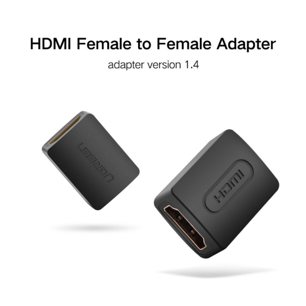 ადაპტერი UGREEN 20107 HDMI Female to Female Adapter (Black)