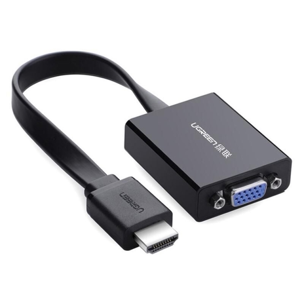 HDMI გადამყვანი UGREEN MM103 (40248) HDMI to VGA Converter 25cm, Black