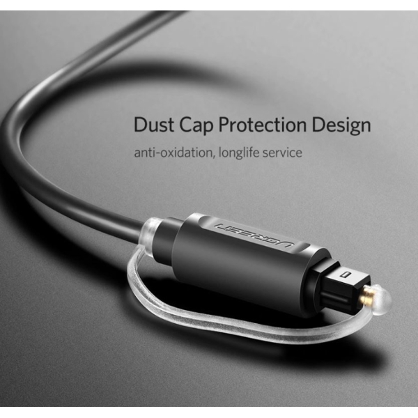 ოპტიკური აუდიო კაბელი UGREEN AV122 (10770) Toslink Optical Audio Cable 2m