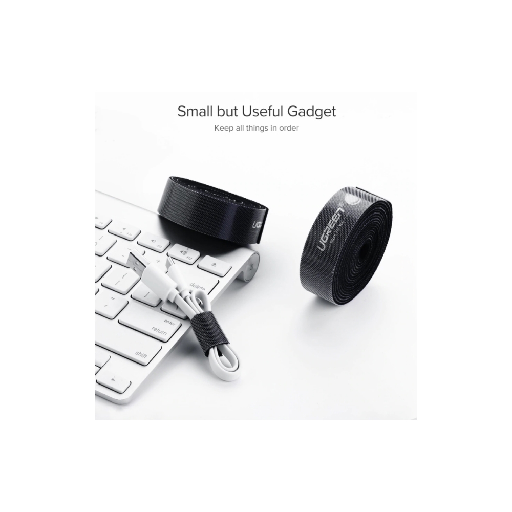 კაბელების მენეჯერი UGREEN LP124 (40354) Cable Organizer 2m (Black)