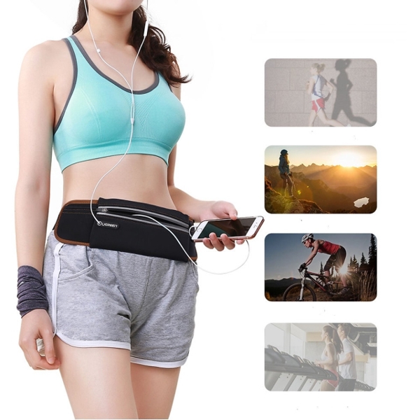 წელის ჩანთა UGREEN LP112 (20818) Outdoor Running Waist Belt Pack (Black)