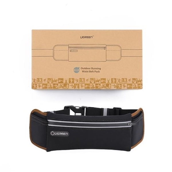 წელის ჩანთა UGREEN LP112 (20818) Outdoor Running Waist Belt Pack (Black)