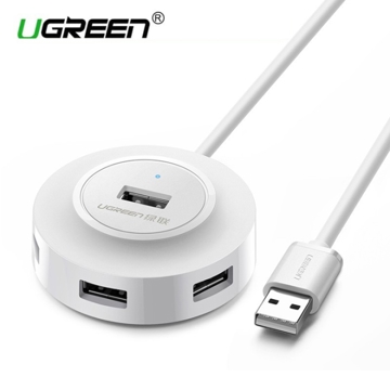 UGREEN CR106 (20270), 4xUSB 2.0, 1m, White