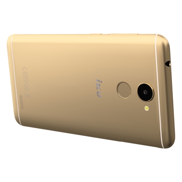 მობილური ტელეფონი IKU U1 Gold Screen - 5.5'' (1280 X 720) Full lamination, 16.7M Screen Color Network - 2G/3G/4G / Ram - 3GB / Rom -  16GB / Camera - Fornt 5MP, Rear 13MP (Samsung lens Sensor) Auto-focus, Front and back face detection