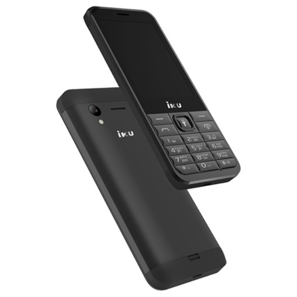 მობილური ტელეფონი IKU F5 BlACK / Screen - 2.8''  (240 X 320) WIDE / Proc -  MT6261D / Network - GSM/HSPA/LTE   / Ram - 32MB /  Rom -  32MB
