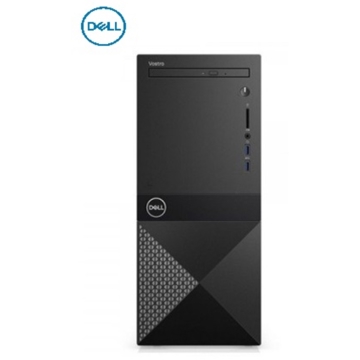 ბრენდ კომპიუტერი Dell Vostro 3670 MT /Core i3-8100 (3.6 GHz, 4C/4T, 6MB) /1x 4GB 2400MHz ( 2 UDIMM Slots )/1TB HDD 7.2K rpm 3.5" /Intel UHD 630/DVD-RW 9.5m/WLAN + BT/Kb/Mouse/ 2x USB 3.1; 4x USB 2.0; 1 RJ-45 GB Lan; HDMI; VGA; WxHxD: 160mm x 373mm x 289mm; Weight 5.27