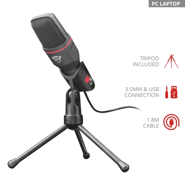 მიკროფონი TRUST GXT 212 Mico USB Microphone