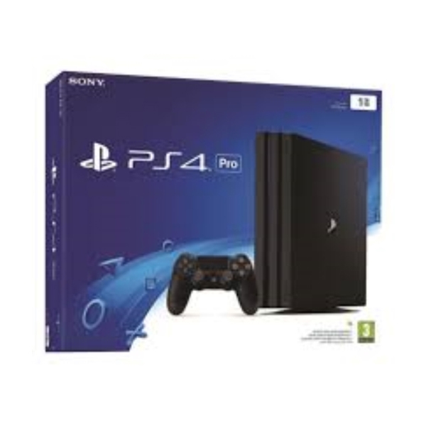 PLAYSTATION 4 PRO CONSOLE 1TB BLACK  WHITE BOX (SPLIT BUNDLE)PS4