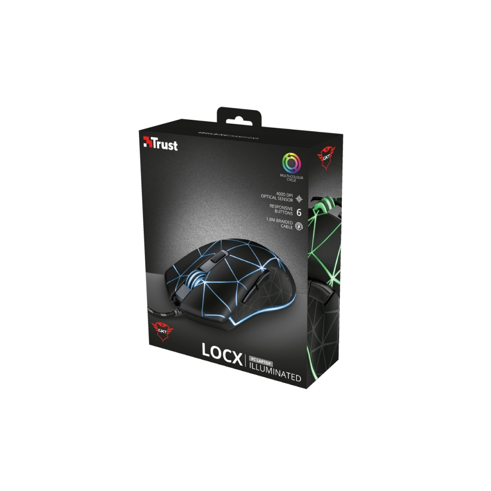 მაუსი TRUST GXT 133 Locx Gaming Mouse