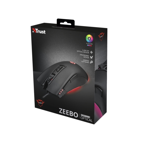 მაუსი TRUST GXT 121 Zeebo Gaming Mouse