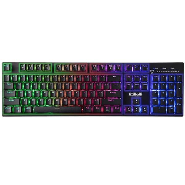 კლავიატურა  E-BLUE EKM768BKUS-IU WIRED GAMING BLACKLIGHT  KEYBOARD