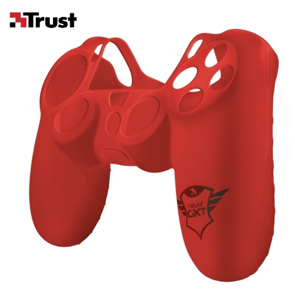 სათამაშო კონსოლის აქსესუარი TRUST GXT 744R RUBBER SKIN - RED