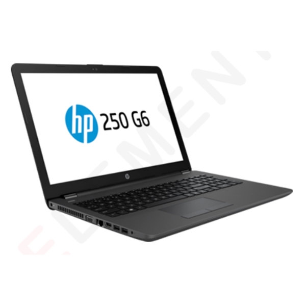 ნოუთბუქი HP UMA i3-7020U 250 G6 15.6 HD SVA AG 4GB 1D  DDR4 500GB 5400 DOS2.0 No ODD 1yw Jet kbd TP Intel 3168 AC 1x1+BT 4.2 Dark Ash Silver Textured with VGA Webcam no ODD SeaShipment