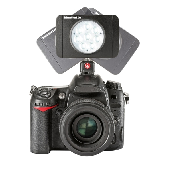 LED განათება Manfrotto MLUMIEMU-BK Lumimuse 8 LED, black, snap-fit filter mount