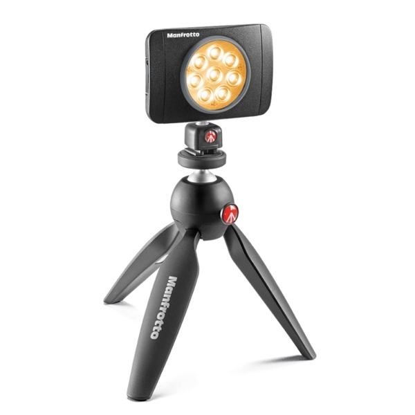 LED განათება Manfrotto MLUMIEMU-BK Lumimuse 8 LED, black, snap-fit filter mount