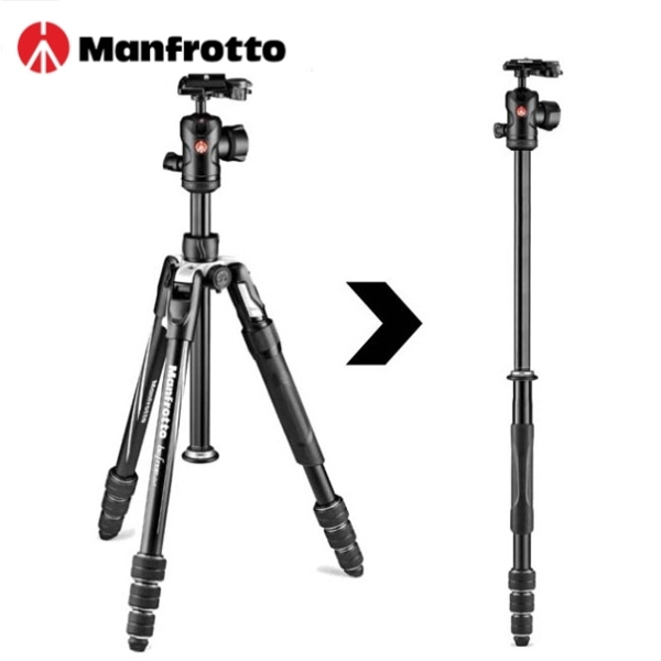 შტატივი Manfrotto MKBFRTA4B-BHM Befree 2N1 Aluminium tripod twist, monopod included Folded - 40 CM Max Height - 150 CM Head Type - Ball Head Safety Payload - 8.00 KG Monopod Max Height - 156 CM Monopod Payload - 5 KG