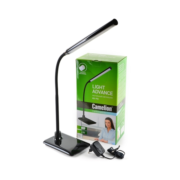მაგიდის სანათი Camelion KD-792 C02 Led Desk Lamps Black 