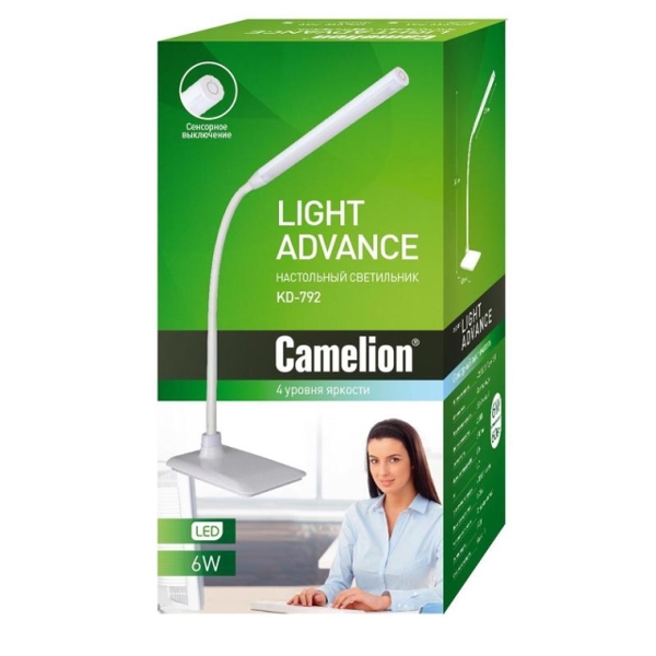 მაგიდის სანათი Camelion KD-792 C01 Led Desk Lamps (White) 