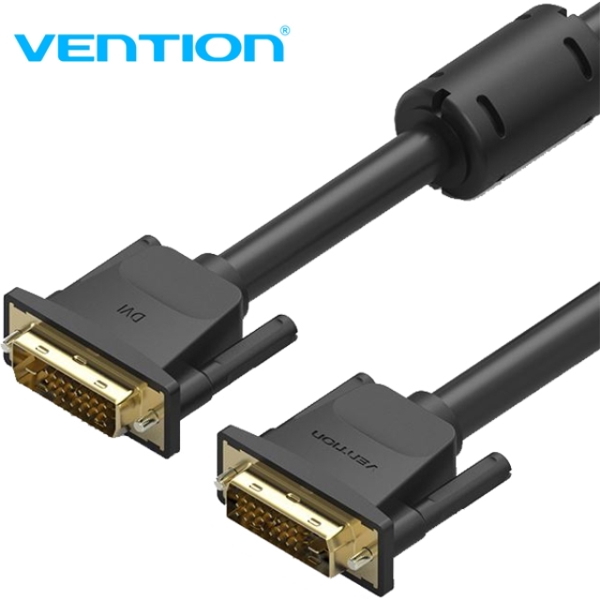 DVI კაბელი VENTION EAABN  (24+1) Male to Male Cable 15M Black