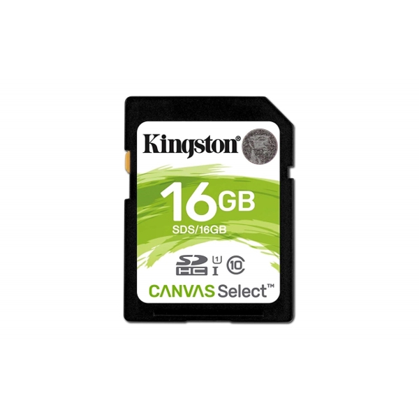 მეხსიერების ბარათი KINGSTON SDHC Select 80R C10 UHS/16GB