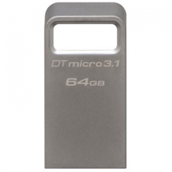 USB ფლეშ მეხსიერება 64GB KINGSTON TYPE-A ULTRA-COMPACT DRIVE 64GB DTMICRO USB 3.13.0 (DTMC364GB)