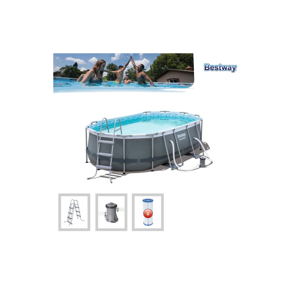 კარკასული აუზი BestWay 56448, 10949L, Swimming Pool