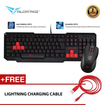 კლავიატურა  MARVO XTRIKE GM-501 KIT WIRED GAMING KEYBOARD AND  MOUSE COMBO BK